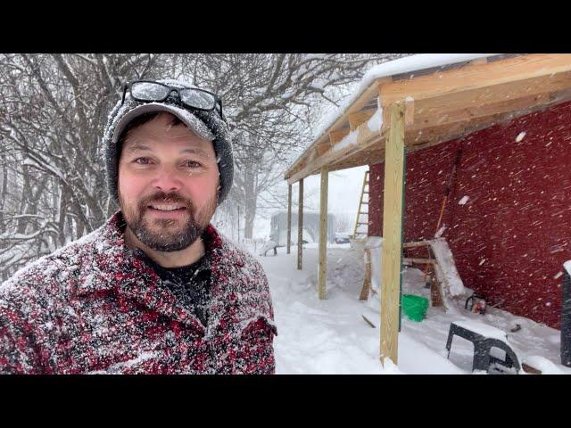 Lean -To Storage Shed .....start to finish