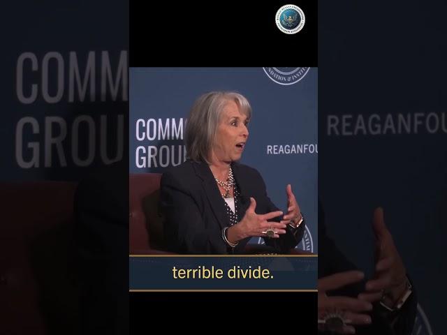 New Mexico Governor Michelle Lujan Grisham at the Reagan Library