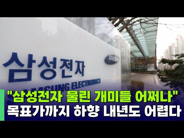 삼성전자 내년도 어렵다…KB증권, 목표가 7만원으로 하향