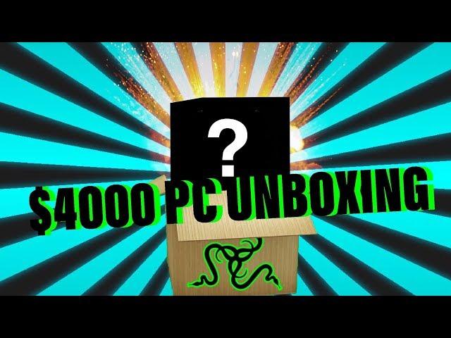 $4,000 PC Razer R1 (Maingear) UNBOXING!!! #notsponsored