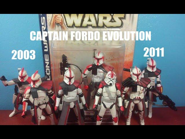 The Evolution of Captain Fordo Action Figures 2003-2011