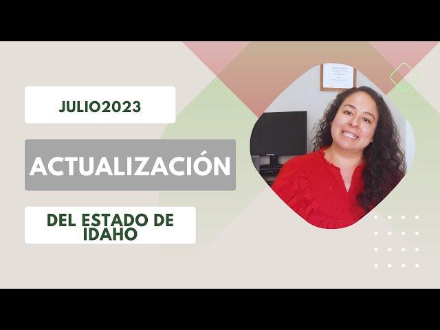 Actualizandolos un poco a cerca del Estado de Idaho/Julio2023 #idaho