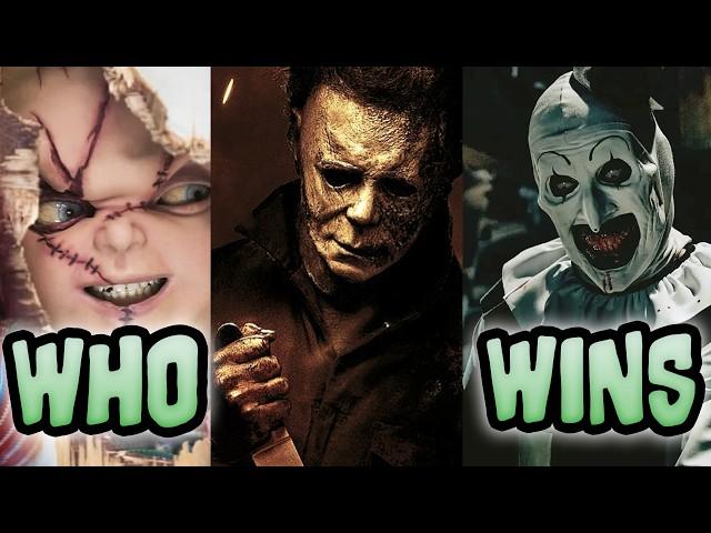 Can These Horror Movie Villains survive each other? … The Scariest Battle Royale Ever