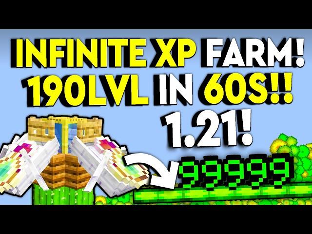 BEST INFINITE XP FARM 1.21 Minecraft Bedrock MCPE/Xbox/PS4/Nintendo Switch/Windows 10