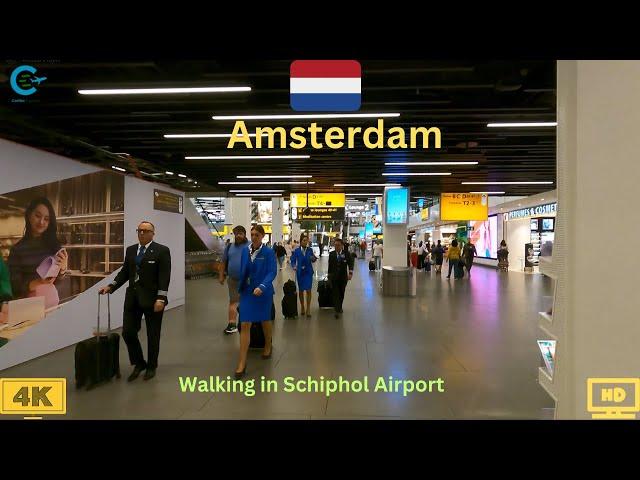 Amsterdam Airport Walking Tour | Schiphol Airport Walking Tour Netherlands