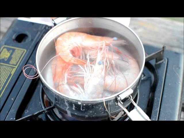 Cooking Live Shrimp