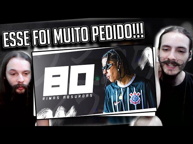 MÚSICOS REAGEM a "80 RIMAS ABSURDAS em 2025! ️" | RimasCompilation HD | [REACT/ANÁLISE]