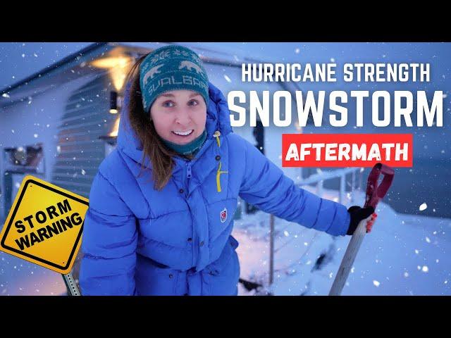 Our strongest SNOWSTORM in years & the AFTERMATH | Svalbard, Longyearbyen