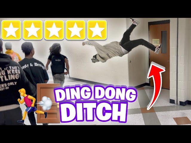 DING DONG DITCH *HIGH SCHOOL EDITION* (GONE WRONG) | Funniest Last Day Of School Vlog