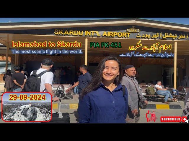 Islamabad to Skardu | PK-451 | The most scenic & Unforgettable Flight Over Majestic Mountains