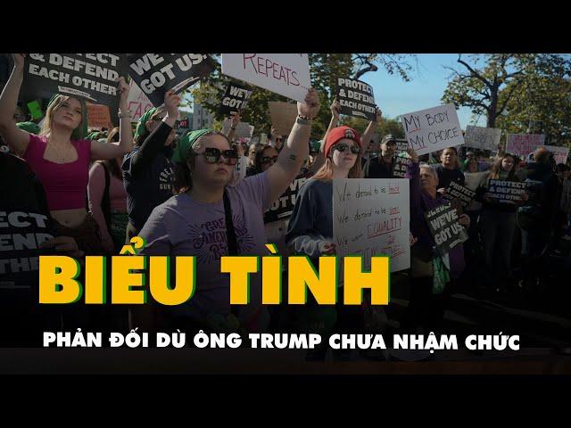 Nhiều cuộc biểu tình phản đối, dù ông Trump chưa nhậm chức