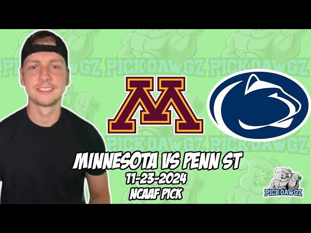 Penn State vs Minnesota 11/23/24 College Football Picks & Predictions | Week 13 NCAAF