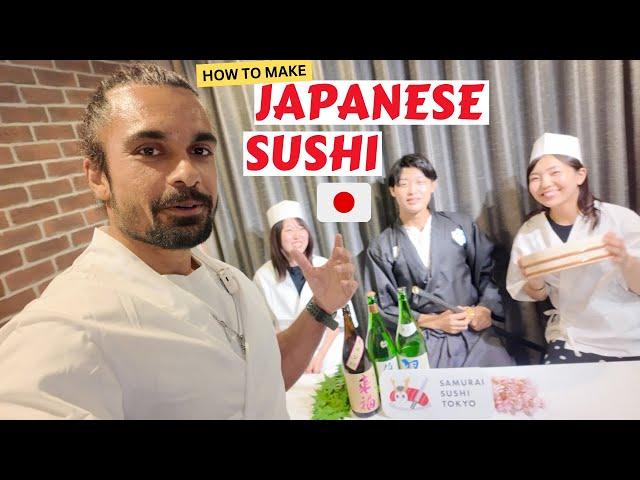 INDIAN MAKING TRADITINAL JAPANESE SUSHI WITH SAMURAI | INDIAN IN JAPAN | ANKIT PUROHIT @Tabayamana