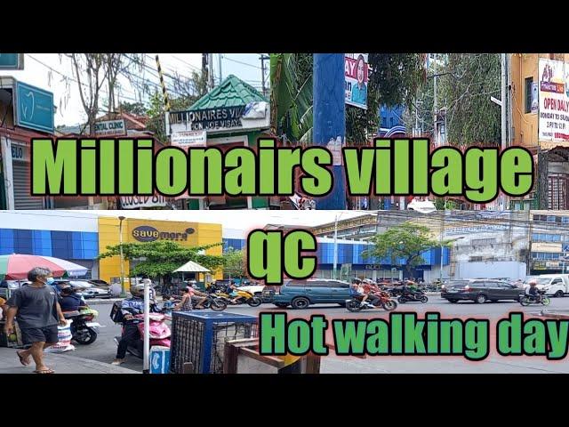 Hot sunny day|Walking inside Millionairs Village|Novaliches qc.