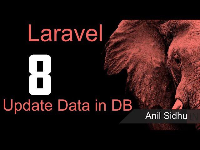 Laravel 8 tutorial - Update Data in Database