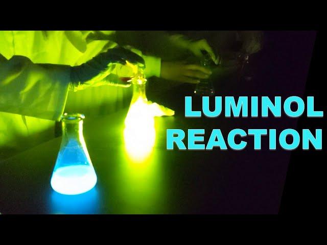 Watch a light-producing chemical reaction!