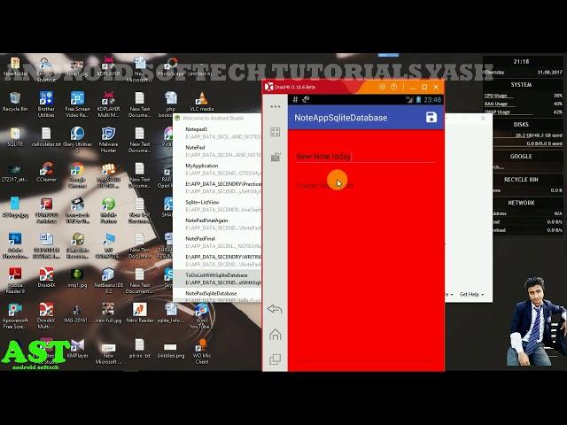 How To Create Simple NotePad android app it is Demonstration