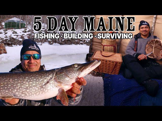 5 Day Maine Winter Survival Challenge with @FowlersMakeryandMischief