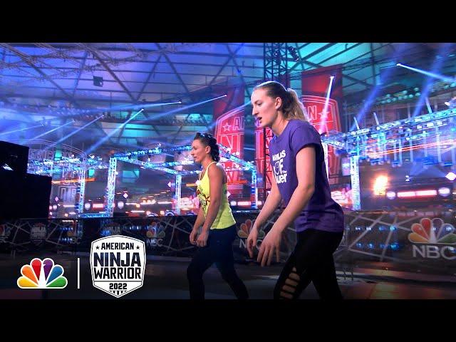 Kai Beckstrand and Josh Auer's Unbelievably Close Power Tower Finish | NBC’s American Ninja Warrior