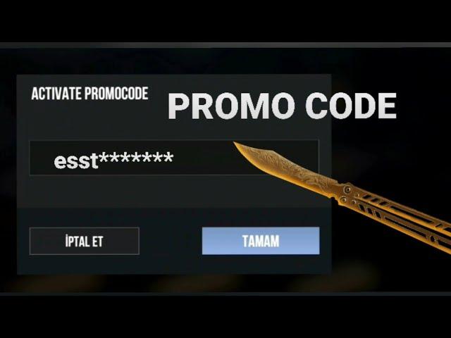 PROMO CODE (FREE KNIFE) STANDOFF 2