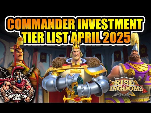 Must See! Investment Tier List April 2025 - Rise of Kingdoms