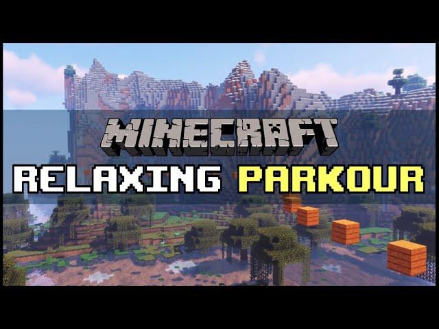 1 hour 20 minutes of relaxing Minecraft Parkour (Nostalgia, Scenery, No Ads)