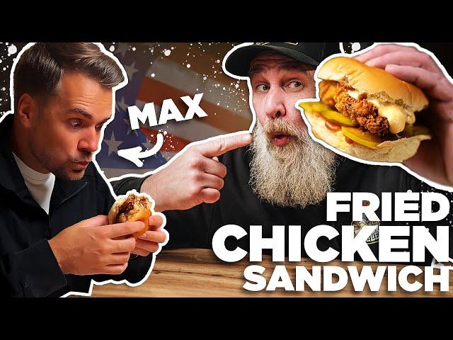 I make Fried Chicken Sandwich for Max - totally easy