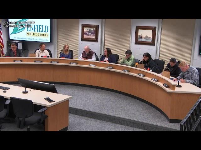 Enfield, CT - Board of Education - November 26, 2024