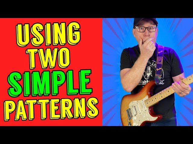 NEVER GET LOST - PLAYING LEAD GUITAR  (with just 2 patterns)