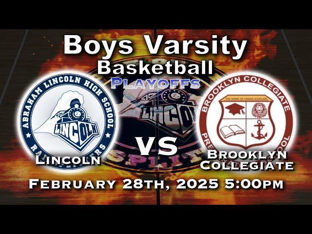 Lincoln Boys Basketball vs Brooklyn Collegiate