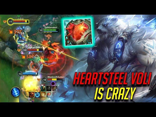WILD RIFT VOLIBEAR IS INSANE WITH HEARTSTEEL (JUNGLE GAMEPLAY)