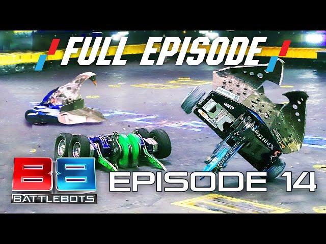 Three-Way BattleBot Fight Is Unmissable Chaos! | FULL EPISODE (Season 4 Episode 14) | BATTLEBOTS