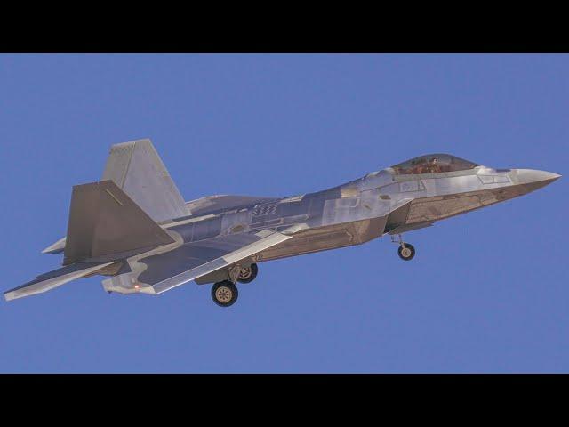 Chrome F-22 Raptor - WSINT 21B Launch and Recovery