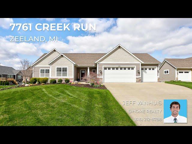 Jeff VanHuis presents ... 7761 Creek Run  - Zeeland