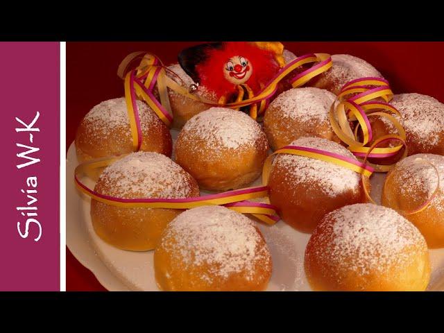 Ofen-Krapfen / ohne Frittieren / Krapfen "light" / Faschingskrapfen