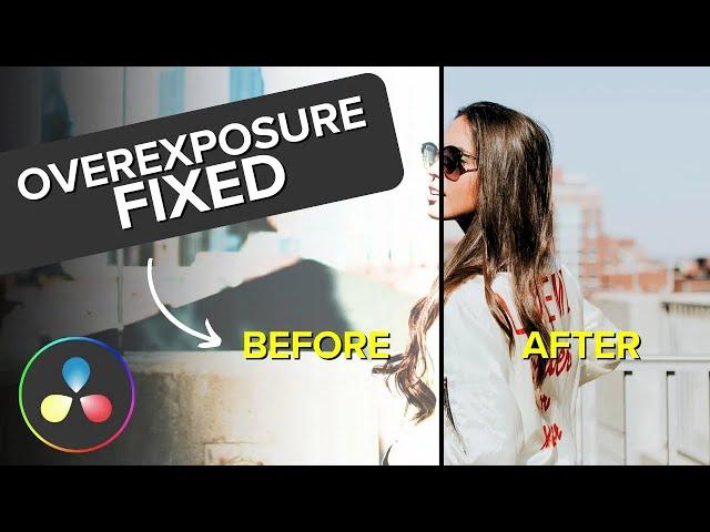 How to Fix Overexposed Video in DaVinci Resolve 18