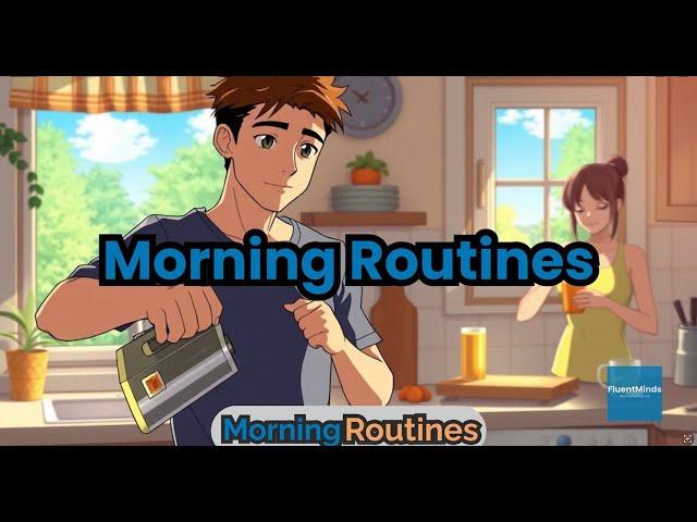 Beginner English Story: Morning Routines | ESL Listening & Reading Practice (Level A1)