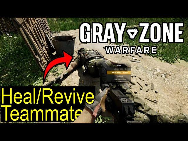 REVIVING GUIDE: How To Revive/Heal Your Squad from  A COMA! - Grayzone Warfare