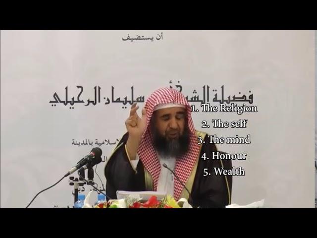 The Golden Principle (Masalih & Mafasid) - Shaykh Sulayman Ar-Ruhayli ~ PART1
