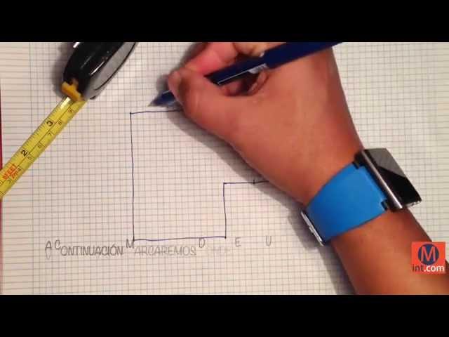 Como realizar un plano de medidas fácilmente. By Minteriorista.com