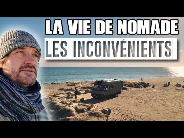 La vie de  nomade en camping-car ou fourgon, les cotés négatifs et inconvénients