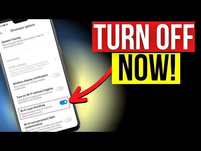 5 Android Settings You Need To TURN OFF Immediately! (better battery life)