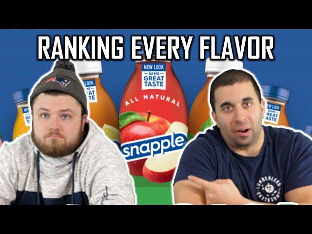 We Ranked EVERY Snapple Flavor! | SNACKTIME