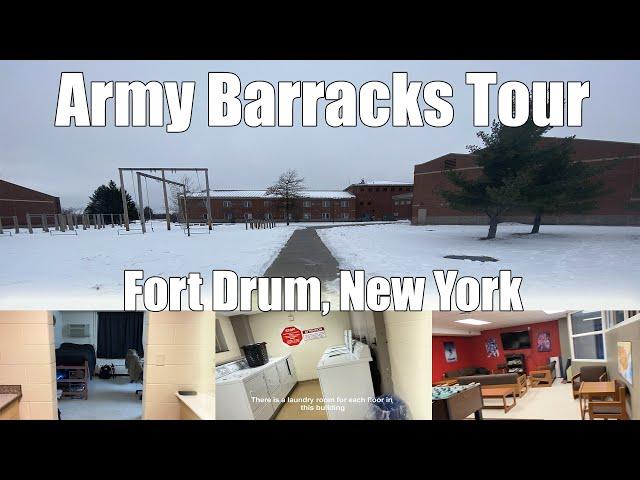 US Army Barracks Tour - Fort Drum NY 2021