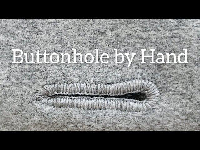 How to Make Buttonhole by Hand 