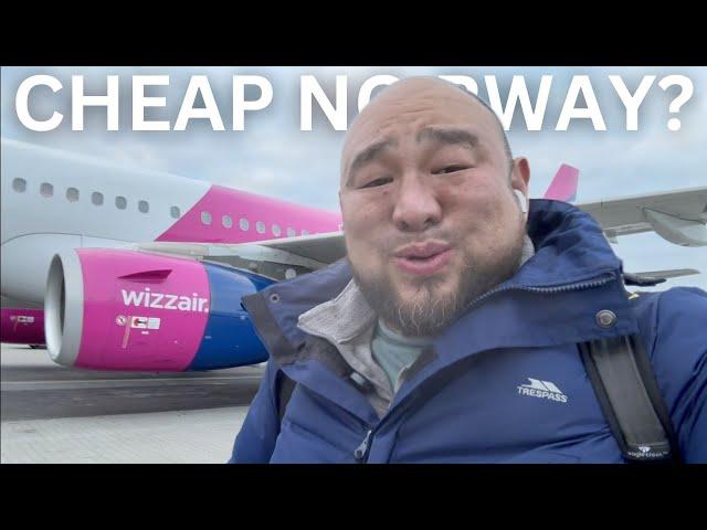 I Took a $22 Flight to NORWAY. Pack a Sandwich, it's going to be EXPENSIVE! 