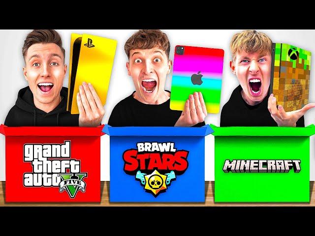 6000€ GTA vs BRAWL STARS vs MINECRAFT Mystery Box Opening!  Welche Box ist WERTVOLLER?