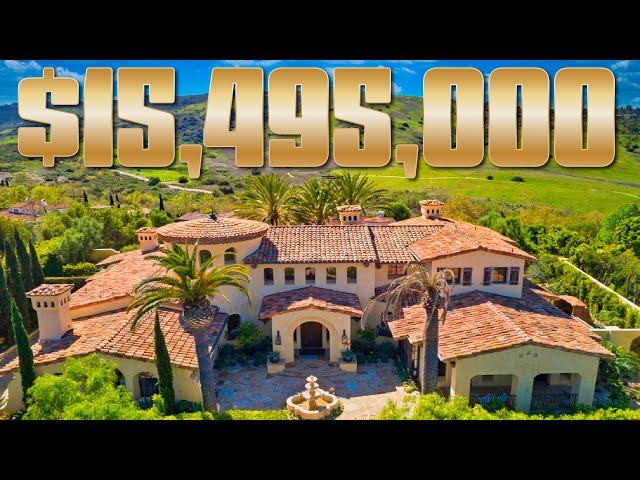 Touring A $15,495,000 Luxury Mansion In Irvine California