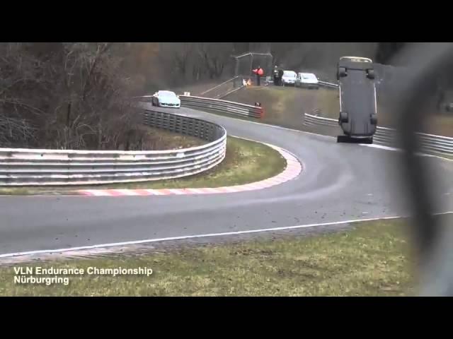 VLN Nürburgring Nordschleife horror Crash Jann Mardenborough (28.03.2015)