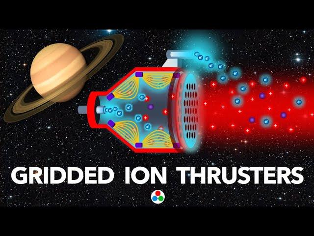 The Worlds Most Efficient Space Engine! | How Do Gridded Ion Thrusters Work?